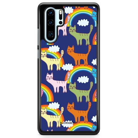 Bjornberry Hårdskal Huawei P30 Pro - Katter & Regnbågar