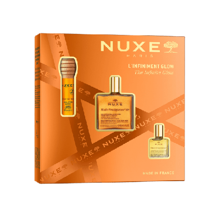 NUXE Xmas Glow Set Hpo 2025 Presentaskar & Dam 50+10+10 ml
