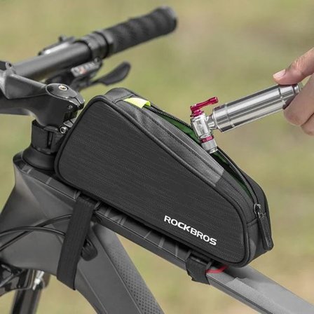 Rammeveske for sykkel, smal sykkelveske 1,1L