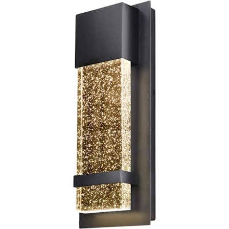 Utomhus kristallvägglampa vattentät balkong korridor villalampa innergårdsport enkel LED-induktionslampa