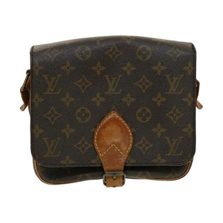 Louis Vuitton Vintage, Pre -owned Cartouchiere Bruin, Dames, Maat:ONE Size