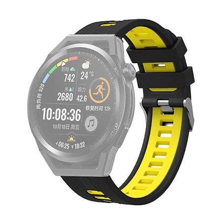 20 mm silikon sportband för Galaxy Watch4/5/6 40 mm 44 mm/Watch6 Classic 43 mm 47 mm/Watch 5 Pro 45 mm