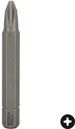 Bosch PH2 Bits 3-pak 51mm, Maskintilbehør & forbrugsvarer