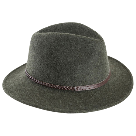 Barbour W's Tack Fedora Olive Melange