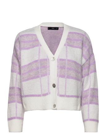 Lienzo Stickad Tröja Cardigan Multi/mönstrad Mango