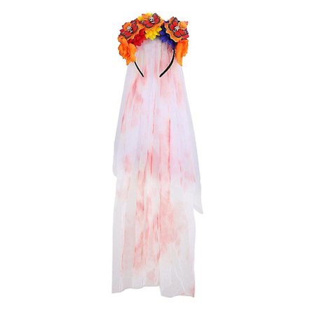 Sort Hovedbeklædning Halloween Krone Dag for Døden Pandebånd