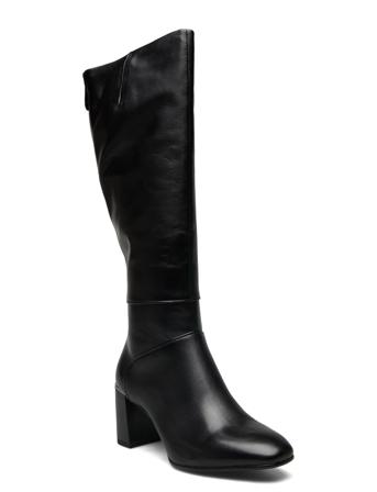 Woms Boots Korkeavartiset Saapikkaat Musta Tamaris