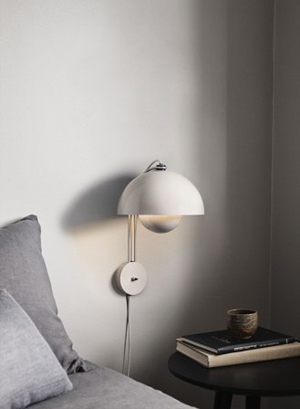 Flowerpot VP8 vegglampe - gråbeige