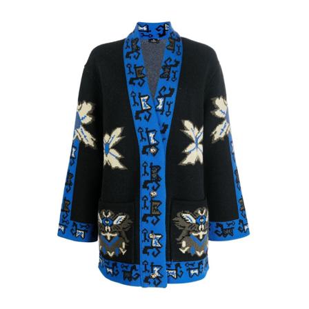 Etro, Coats Zwart, Dames, Maat:XS