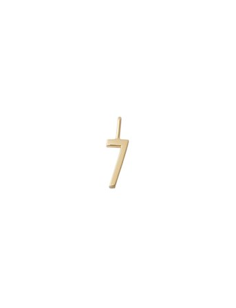 Design Letters | Lucky Numbers 10Mm Gold | ONE SIZE