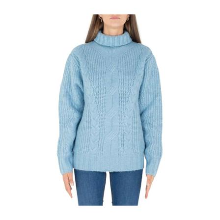 Silvian Heach Turtlenecks Blå, Dame Rullekraver