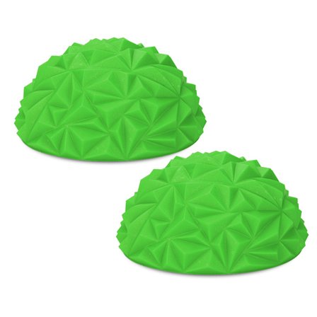 2 stk. Grønne Yoga Halvbold Balance Pods Børn Fitness Træningslegetøj