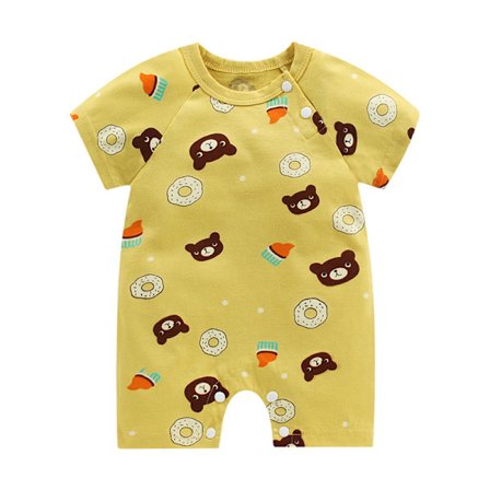 Baby Onesie Kortærmet Nyfødt Babytøj (S)