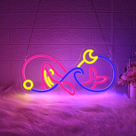 Valas-neonkyltti, söpöt vaaleanpunaiset neonkyltit sisustukseen, eläin-LED-kyltti huoneen sisustukseen, baariin, juhliin, miesluolaan, USB-virralla