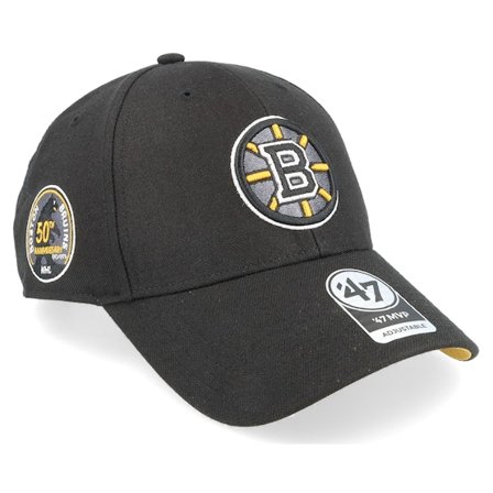 47 Brand - Negro adjustable Gorra - Boston Bruins NHL Sure Shot 47 Mvp Black Adjustable @ Hatstore