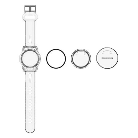 Barn Watch Band Barn GPS-armband TRANSPARENT