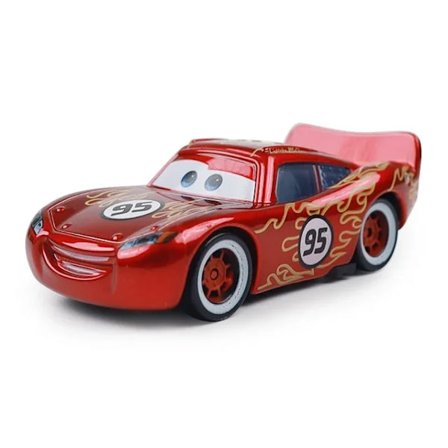 Disney Pixar Cars 2 3 Lightning McQueen Mater Jackson Storm Ramirez 1:55 Diecast Vehicle Metal Alloy Boy Kid Legetøj Julegave