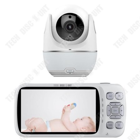 TD Baby Monitor Ultra High Definition Remote Color Change Alarm Button Reminder Control Monitor