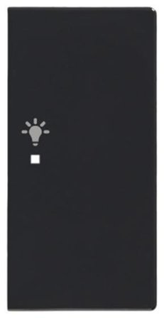 ABB Impressivo 6220-0-0167 Yksiosainen vipupainike valo, oikea Antrasiitti, Kytkimet & pistorasiat