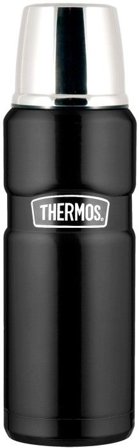 Thermos Ståltermos King 0,5 l Matt svart - Thermos