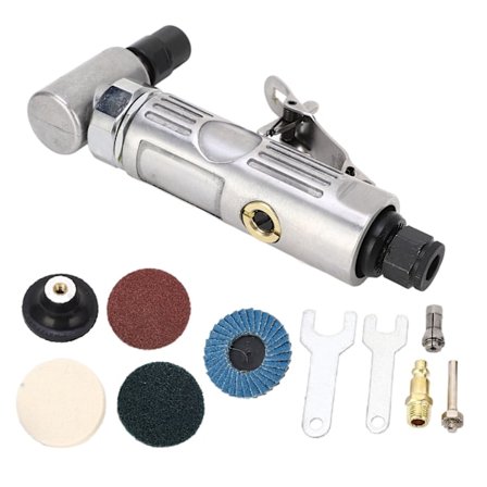 Pneumatiskt slipset Rätvinklig tryckluftsdiamantslipmaskin 0,3HP Motor 1/4 1/8 Chuck Justerbar hastighet