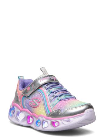 Girls Heart Lights - Rainbow Lux Lave Sneakers Multi/mønstret Skechers*Betinget Tilbud