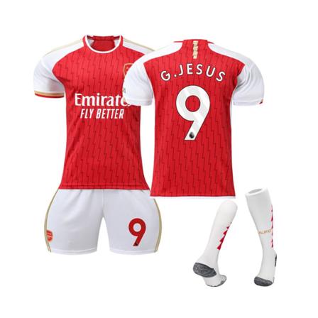 2023/24 Arsenal hemmatröja #9 G.Jesus set 20(115-125CM)
