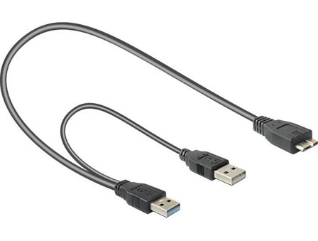 Delock USB-kabel - 20 cm