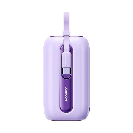 Joyroom Colorful Series 22.5W, 10000mAh Powerbank + 2-in-1 Kablar - Lila