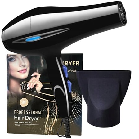 Pro Ionization Hårtørrer + Koncentratorspids 1200W