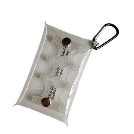 Japansk Yen Mynt Hållare Organizer Transparent Nyckelring Mynt Hållare Organizer