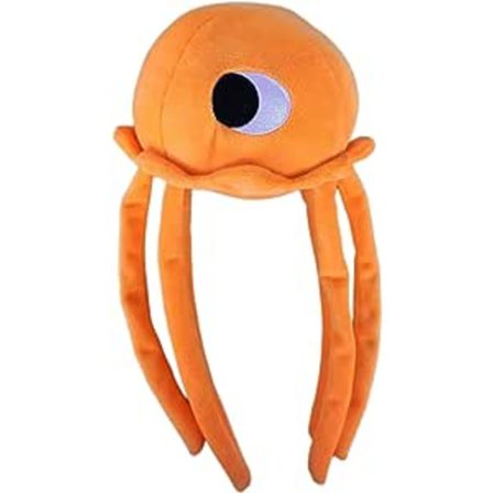 Cartoon Game Dolls Plush Game Surrounding Children's Birthday Gifts (Orange)