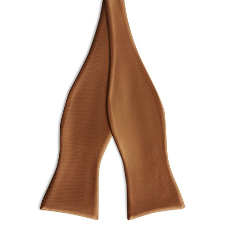 Rust Self-Tie Satin Bow Tie for Men - Self-tie bow ties