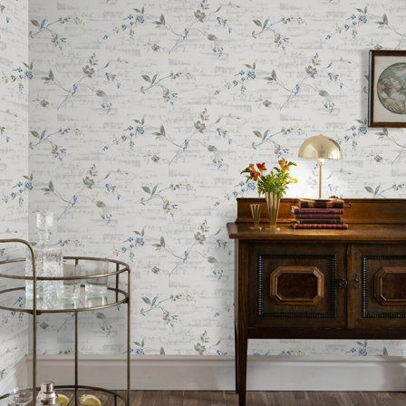 Duro Tapet, Duro 1939 698-03 Gammalsvenska QuickUp, L, Grå, Färg & tapeter