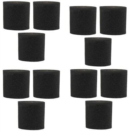 12-pack 90585 Skumhylsa VF2001 Filterbyte för våt- och torrdammsugare, och Genie Shop