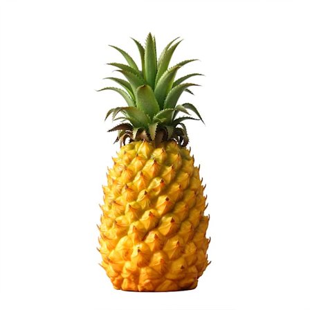 1 Stykke Realistisk Kunstig Frukt Falsk Ananas for Hjemmekabinett