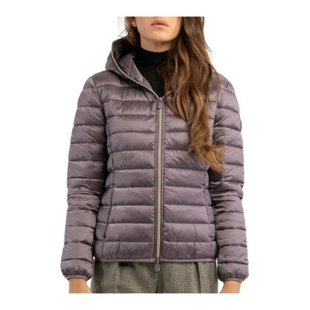 Save The Duck, Jacket Paars, Dames, Maat:M,lycra