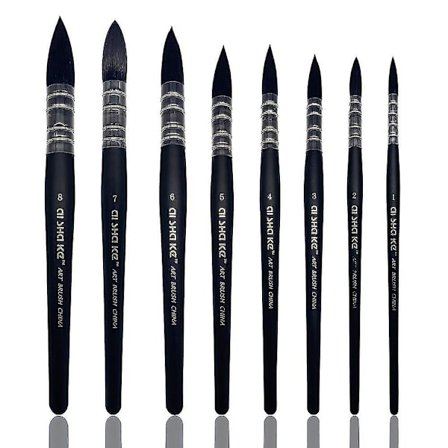 Vesiväriharja Puu Maali Taiteilija Käsin Maalaus Piirustus