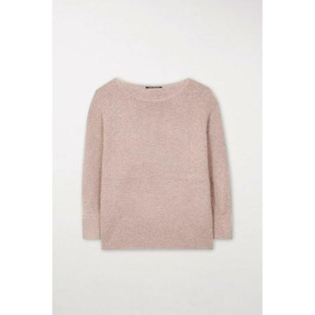 Luisa Cerano, Round-neck Knitwear Roze, Dames, Maat:L