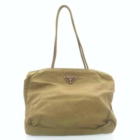 Prada Vintage, Pre-owned Tote Bruin, Dames, Maat:ONE Size,nylon