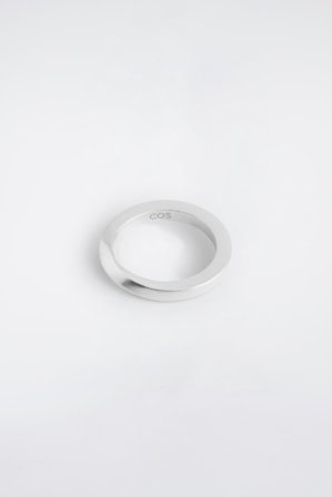 COS Men's Twisted Sterling Silver Ring