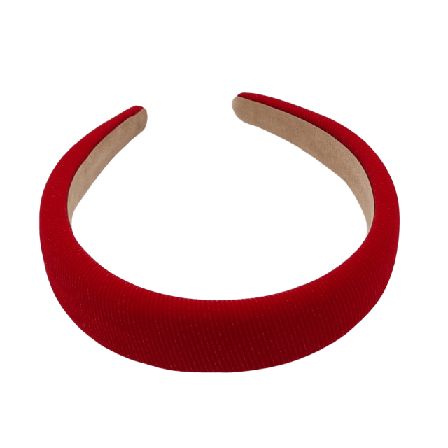 Complement Diadem Med Diskret Glitter 3 Cm Hårband Dam Röd