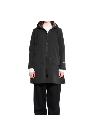 Stutterheim Mosebacke Patch Raincoat Regnjackor Dam Svart XS