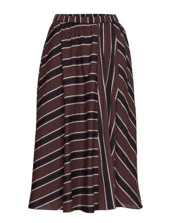 Ceres Skirt Autumn Stripe Brown Moshi Moshi Mind