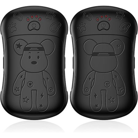 2-pakning elektriske håndvarmere, lommevarmere, gjenbrukbare 6000mAh, oppladbare lommeovn magnetiske håndvarmere for utendørs bruk