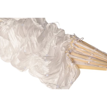 Magedans LED Vifte Slør Håndlaget Magedans Silkevifte Silke Magedans Kostyme for Halloween, Juleforestillinger