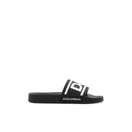 Dolce & Gabbana Slides svart, Dam Flip-flops, Dam, Storlek: 39 EU