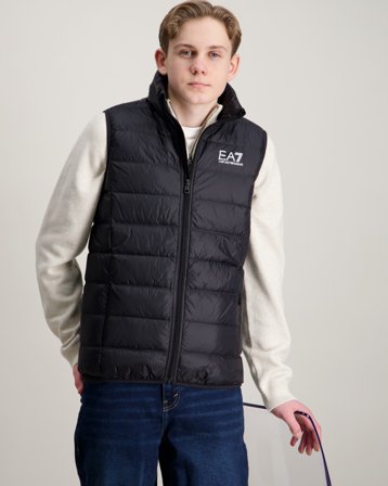 EA7 Emporio Armani DOWN WAISTCOAT Zwart Jassen Jongens - Kids Brand Store