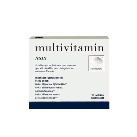 New Nordic Multivitamin man 90 tabletter