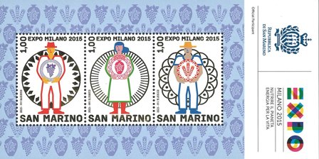 San Marino - Milanofil 2015 - Postfrisk miniark